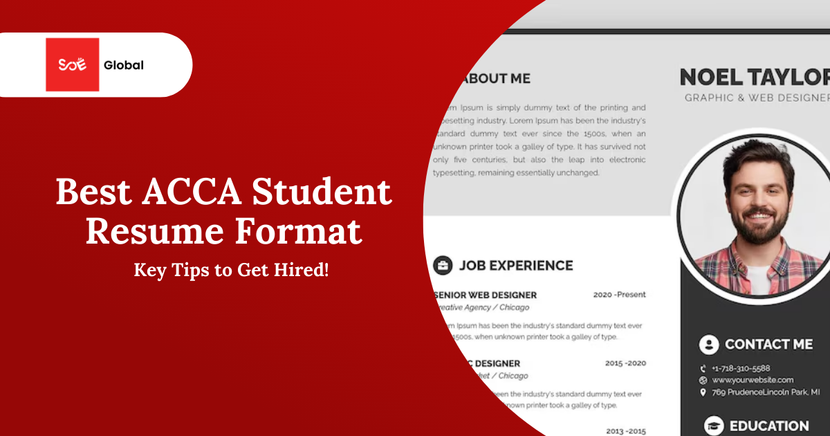 ACCA Student Resume Format